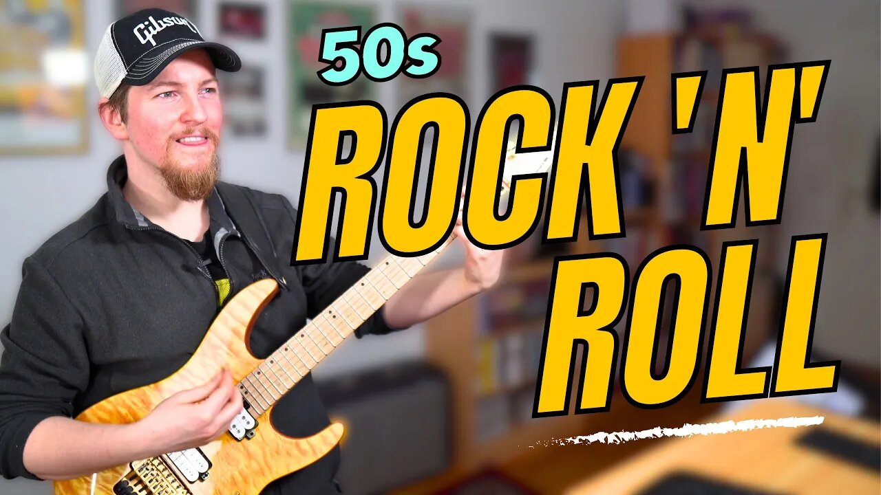 50s Rock 'n' Roll Gitarre lernen | Gitarrenbegleitung im Stil von Chuck Berry, Bill Haley & Co.