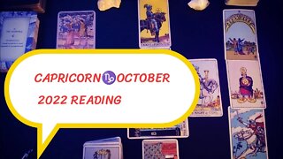 CAPRICORN ♑🐐 OCTOBER 2022 MONTHLY TAROT READING