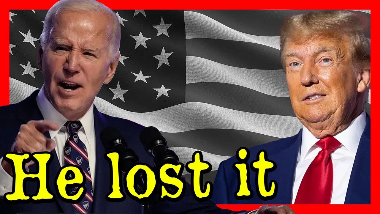 BIDEN LOST IT, CALLS DONALD TRUMP A “SICK F ”… WATCH HIS GENIUS COMEBACK!!