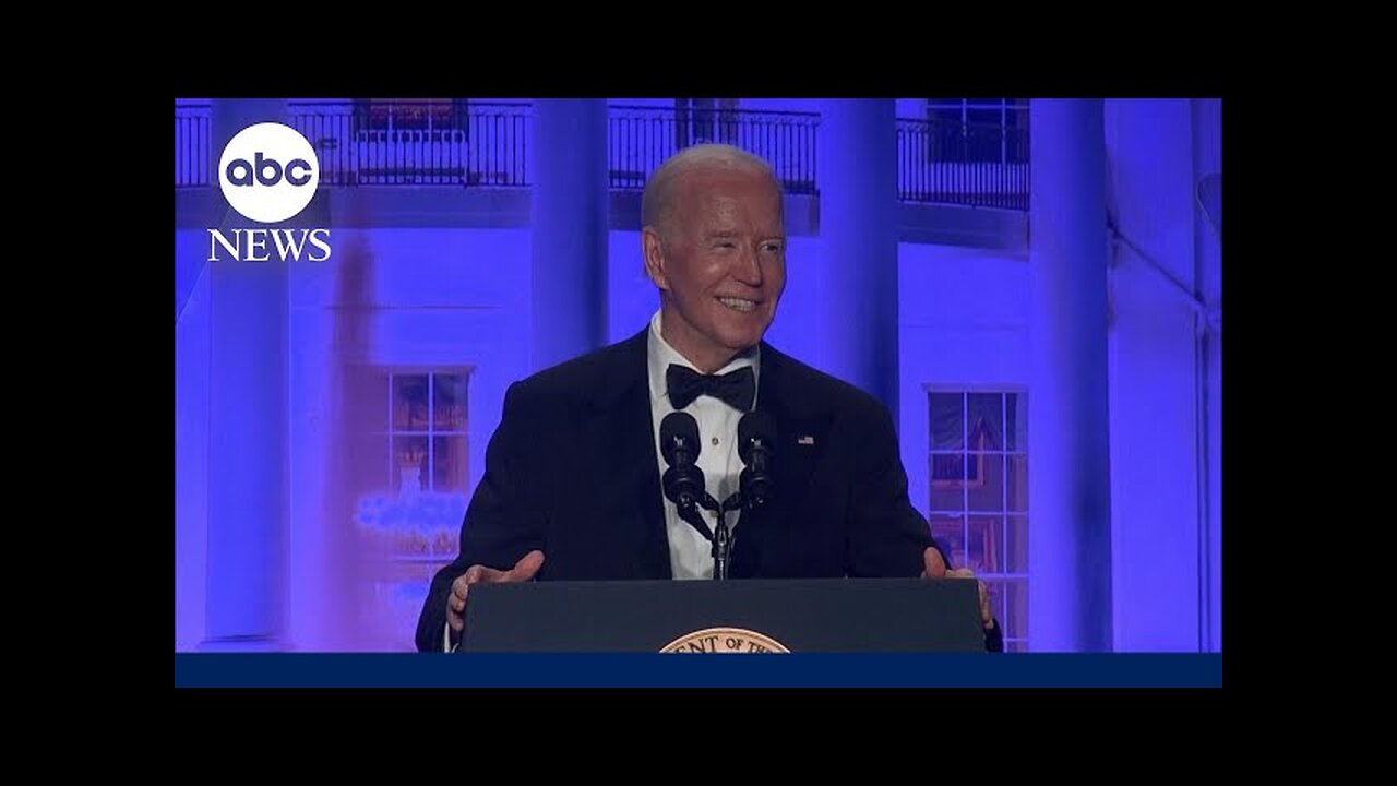 Biden takes to the stage at White House correspondents' dinner for annual roast
