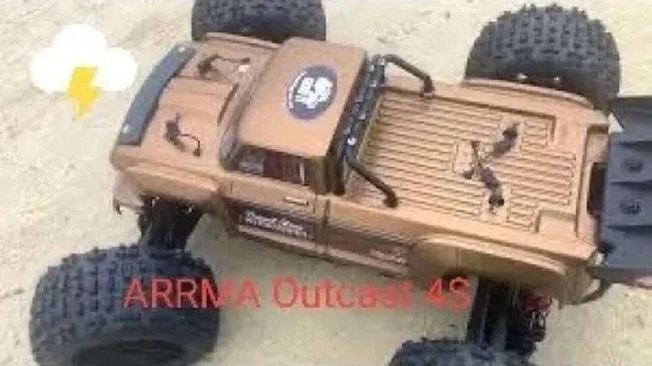 Having Fun With The ARRMA Outcast 4s V2 #rc #rccar #arrma