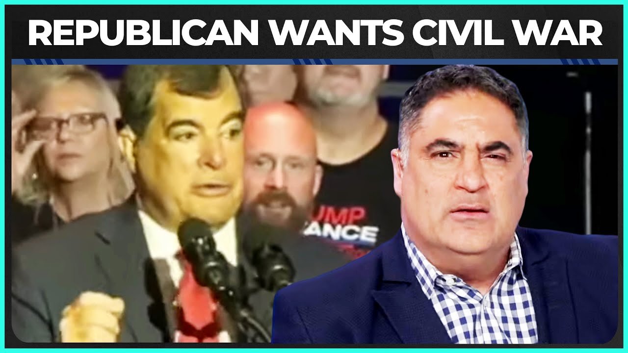 Republican Invokes 'Civil War' At JD Vance Rally