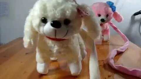 Walking Puppy Plush with Leash