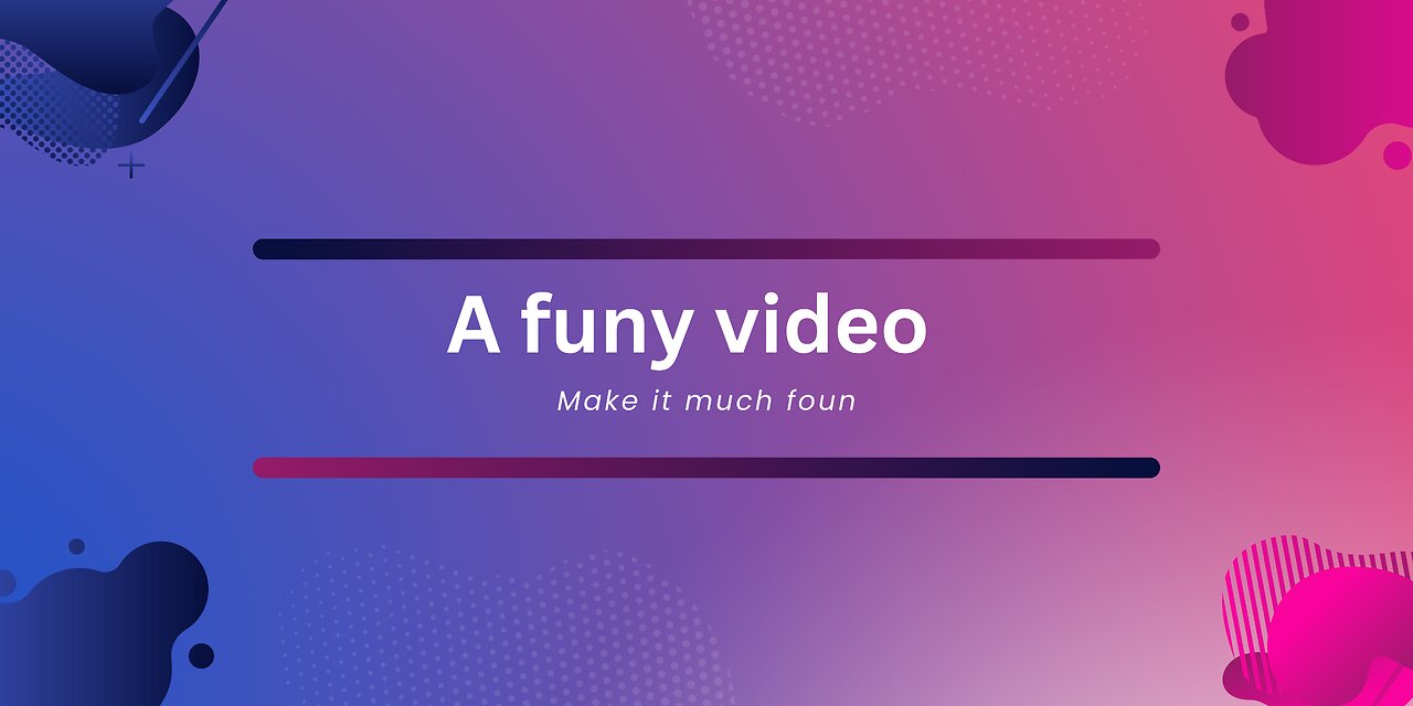 Funy carton video