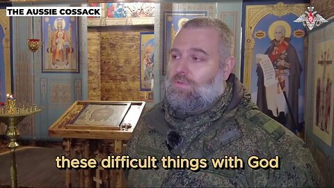 Russian fighter with the call sign "Beard" shares how faith helps him and others on the battlefield