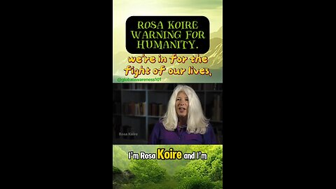 Rosa Koire warning for humanity. We're in for the fight of our lives.