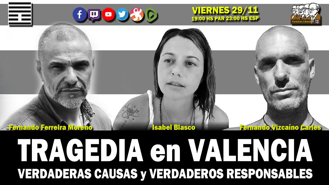 TRAGEDIA en VALENCIA: verdaderas CAUSAS y verdaderos RESPONSABLES: Isabel Blasco – Fernando Vizcaíno