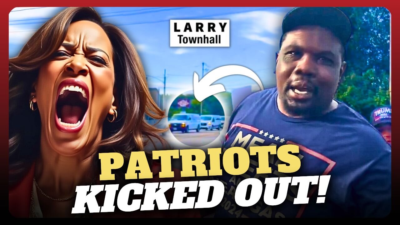 Kamala Campaign EVICTS TRUMP SUPPORTERS for FAKE PHOTO OP: 'Supporters' SHIPPED IN by the BUSLOAD!