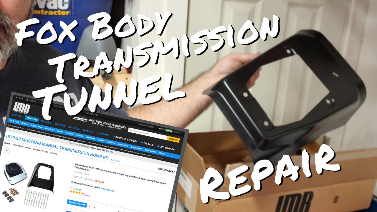 LMR Fox Body Mustang Transmission Hump Kit Install