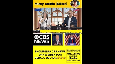 ENCUESTA DE CBS NEWS- AMELIA Y ALIESKY