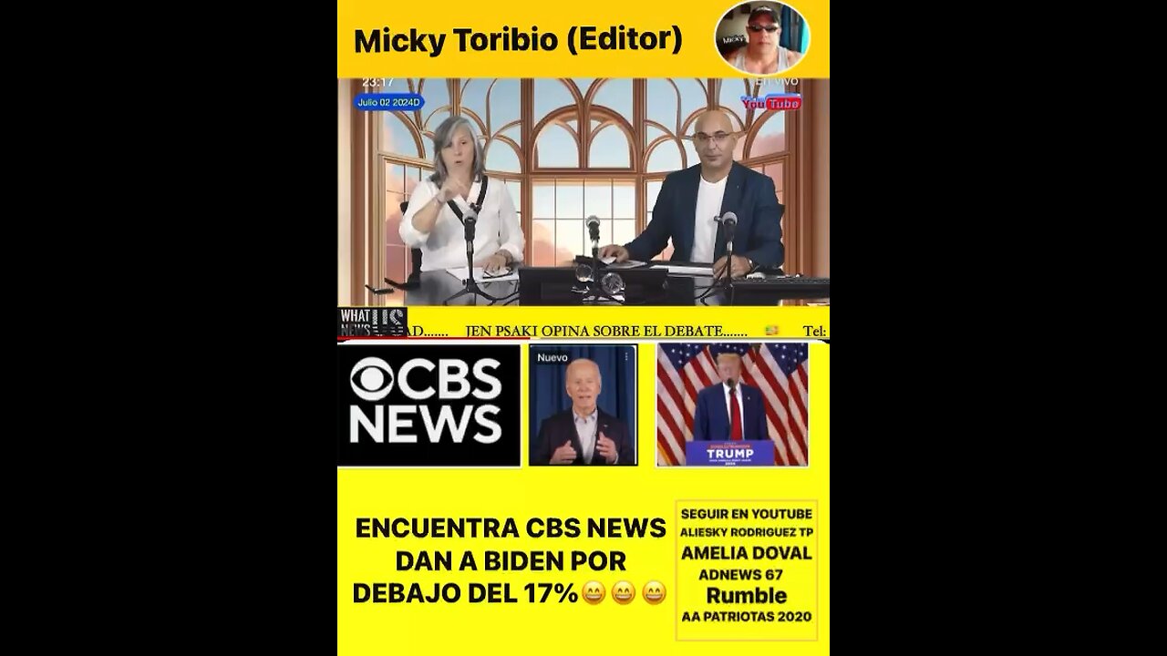 ENCUESTA DE CBS NEWS- AMELIA Y ALIESKY