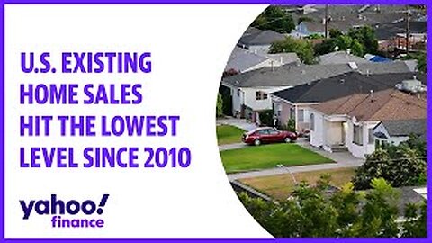 U.S. existing home sales in September hit the lowest level since 2010