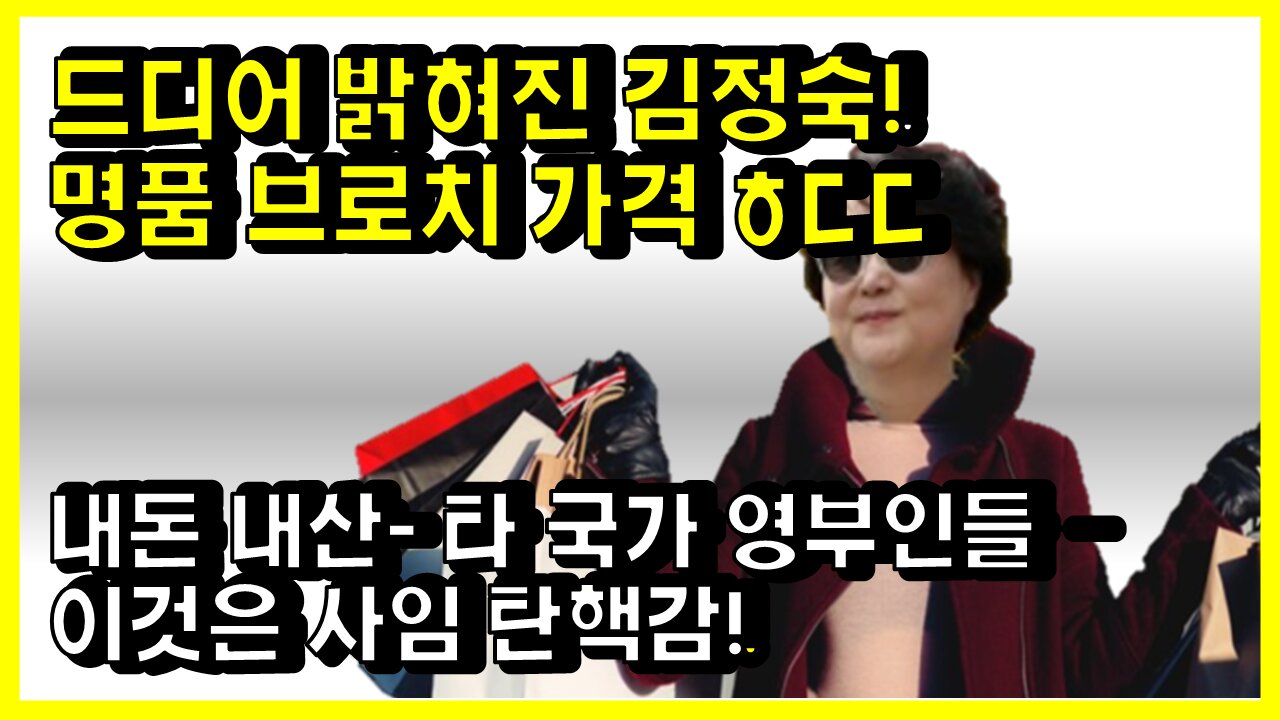 [#434] 드디어 밝혀진 김정숙! 옷 신발가격 ㅎㄷㄷ, 내돈 내산- 타 국가 영부인들 –이것은 사임 탄핵감!
