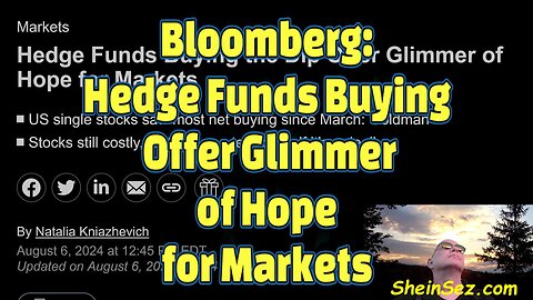 Bloomberg: Hedge Funds Buying Offer Glimmer of Hope for Markets-615