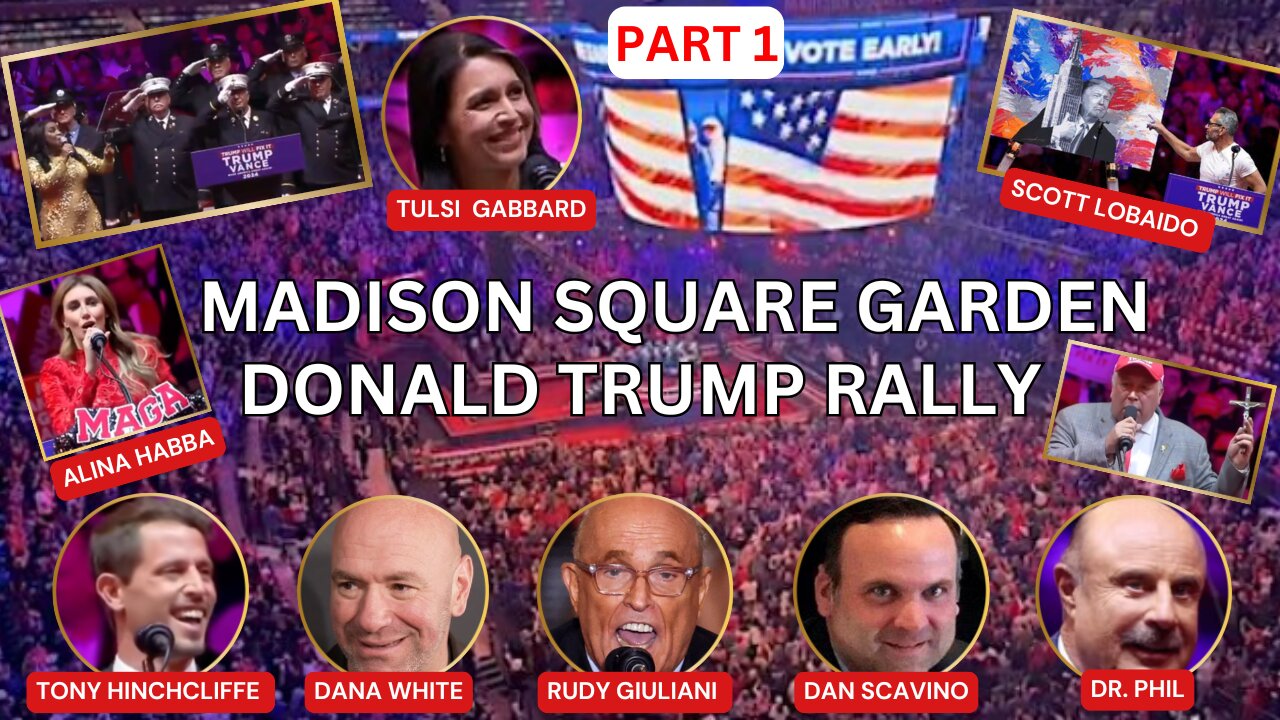 Madison Square Garden MAGA TRUMP Rally - Part 1