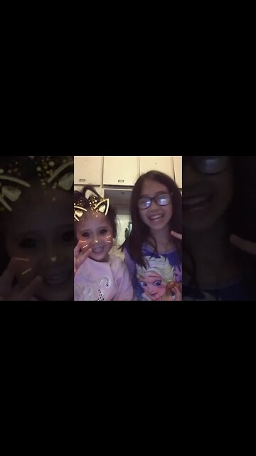 Adorable sisters singing -i love it when you call me senorita