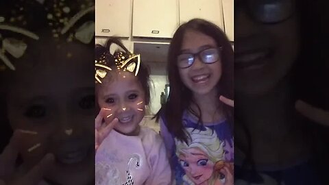 Adorable sisters singing -i love it when you call me senorita