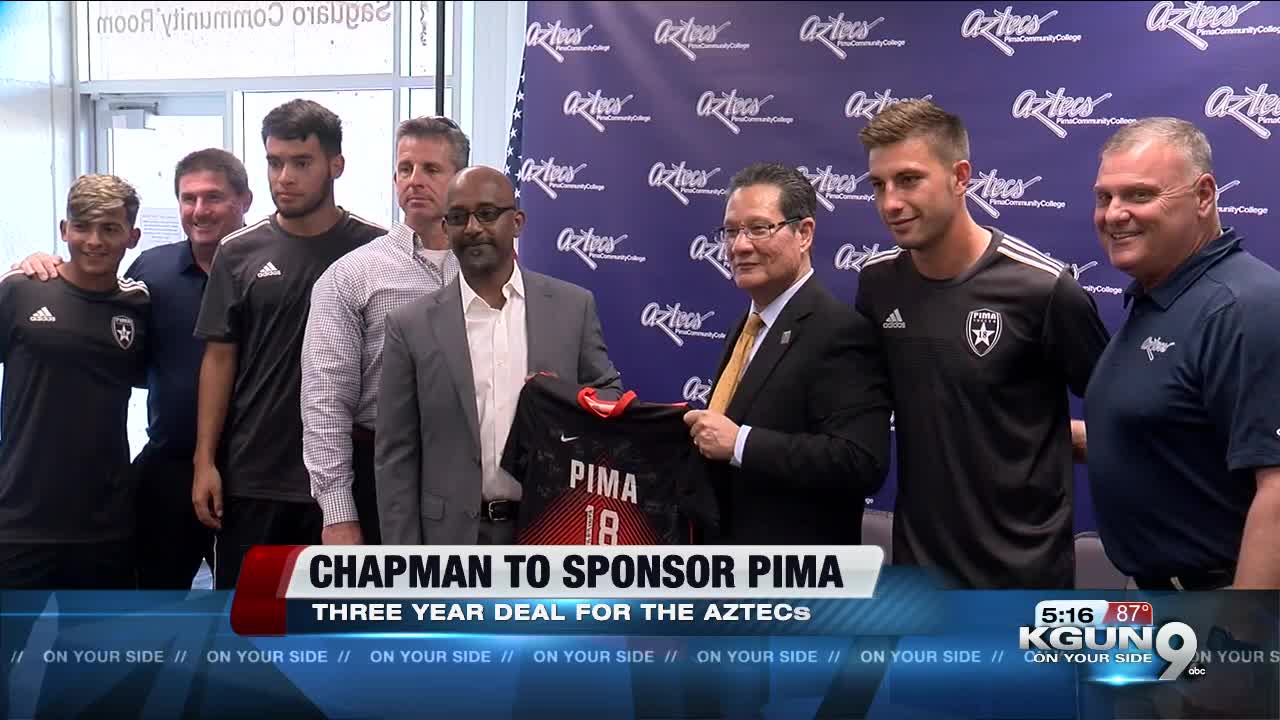 Chapman Automotive sponsors Pima athletics for three years