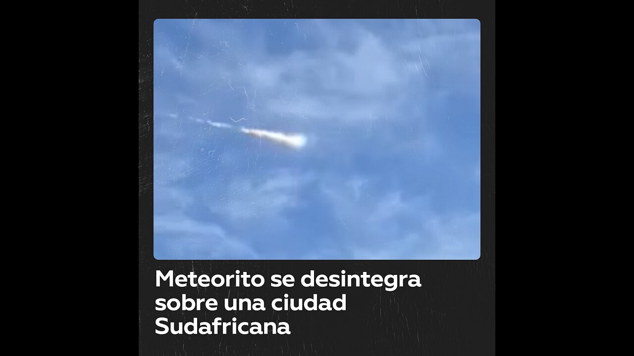 Un meteorito deslumbrante se desintegra al sur de África