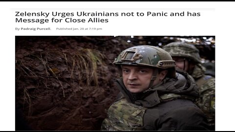 Zelensky Urges Ukrainians Not To Panic & Has Message For Closer Allies