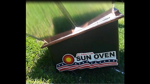 Cooking with a SunOven during a power outage