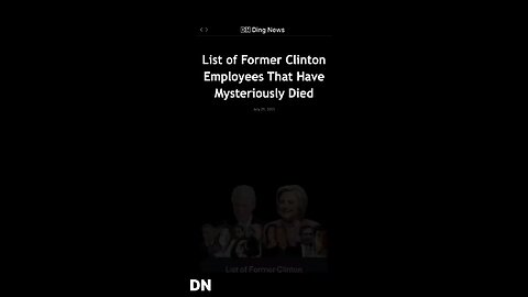 The Clinton body count… (This is only direct employees, the list is much longer