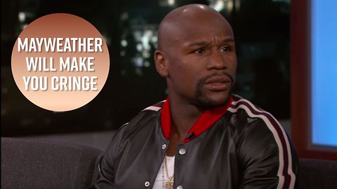 Floyd Mayweather is so cringe on Jimmy Kimmel