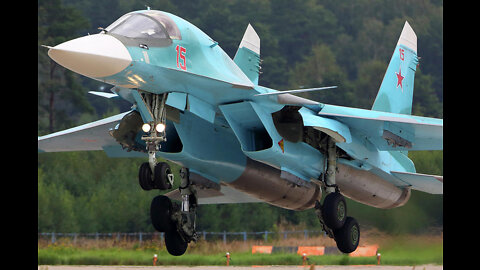 Sukhoi-34 Squadron Arrive in Ukraine