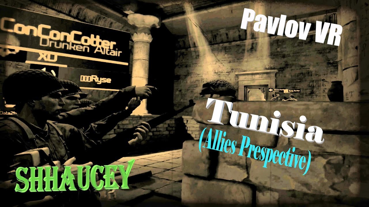 Tunisia Assault (Allied Perspective) | Pavlov VR (WW2 Push)