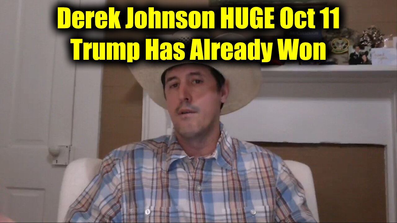 New Derek Johnson HUGE - Trump Has Already Won