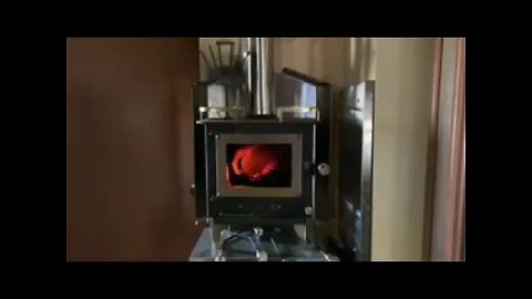 Cubic Mini Woodstove takes the chill off