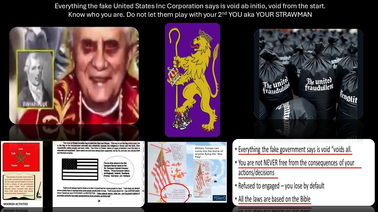 Everything the fake United States Inc Corporation says is void ab initio, void from the start.