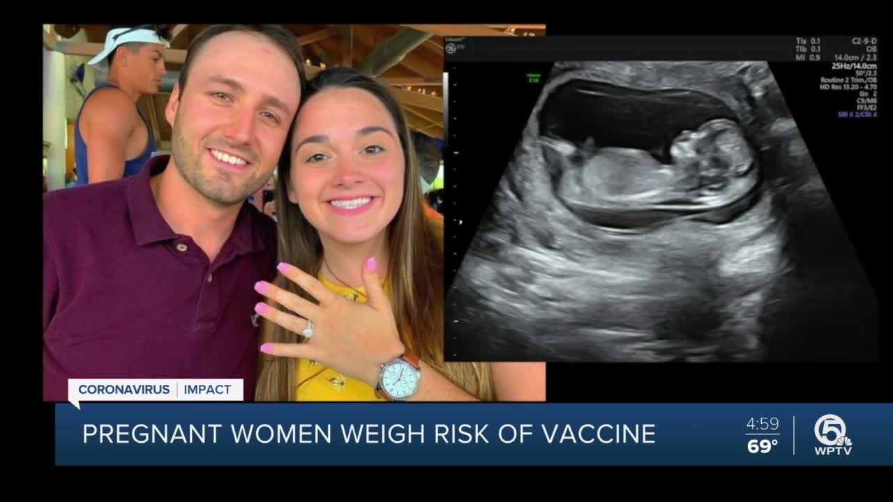 Pregnant women weigh risk of getting coronavirus vaccine