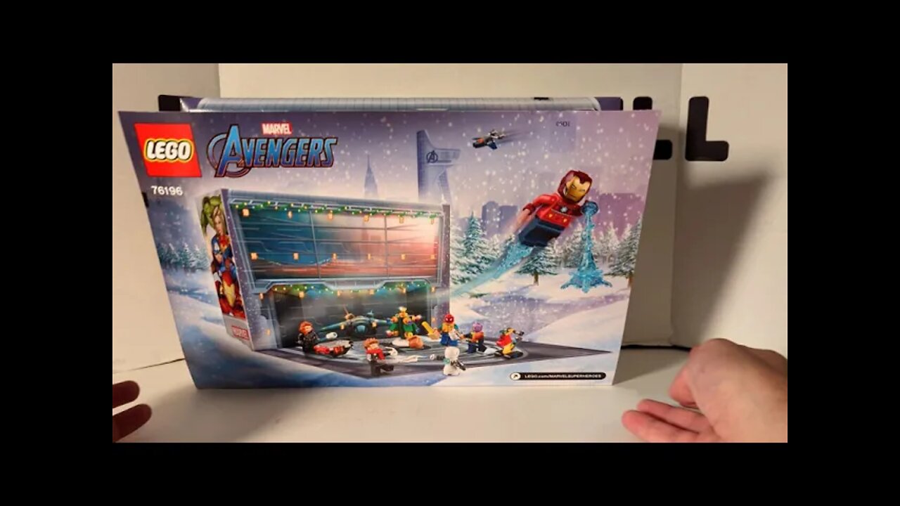 Lego MARVEL AVENGERS Advent Calendar 2021 (#76196) - Day 1 Reveal - By Rodimusbill