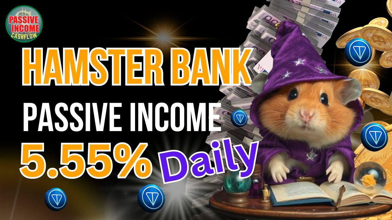 Hamsterbank - How to increase your Daily Rewards | Passive income Cashflow