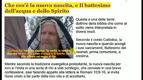 ✅ la nuova nascita. Che cos'è la nuova nascita, e Il battesimo dell’acqua e dello Spirito?