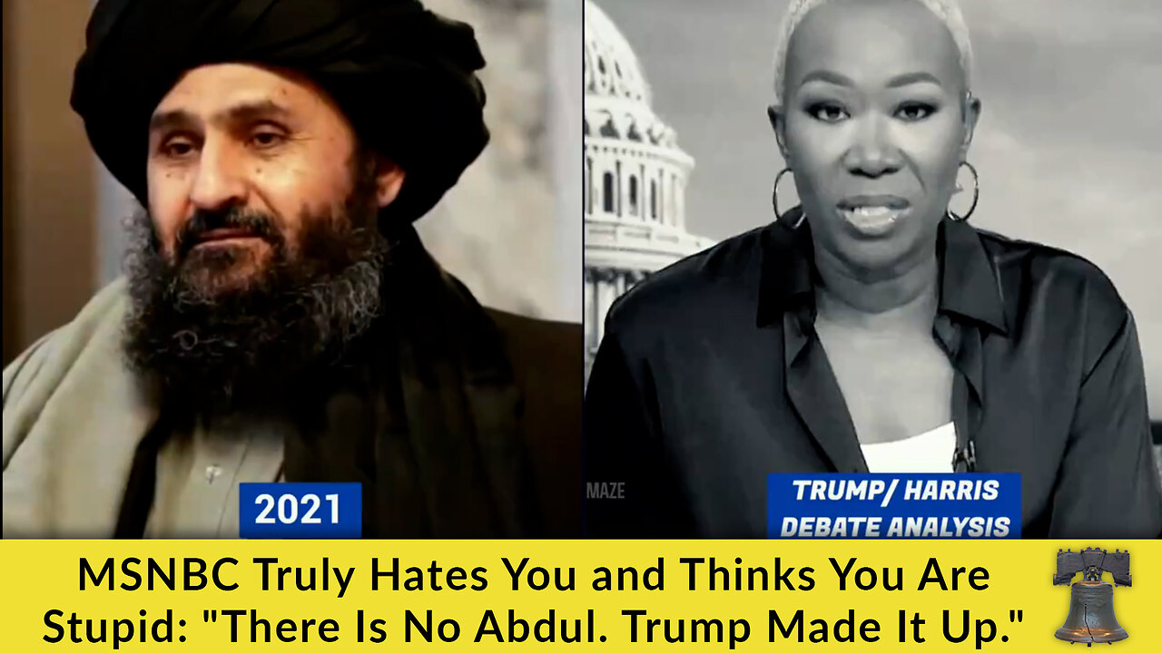 MSNBC Truly Hates You and Thinks You Are Stupid: "There Is No Abdul. Trump Made It Up."