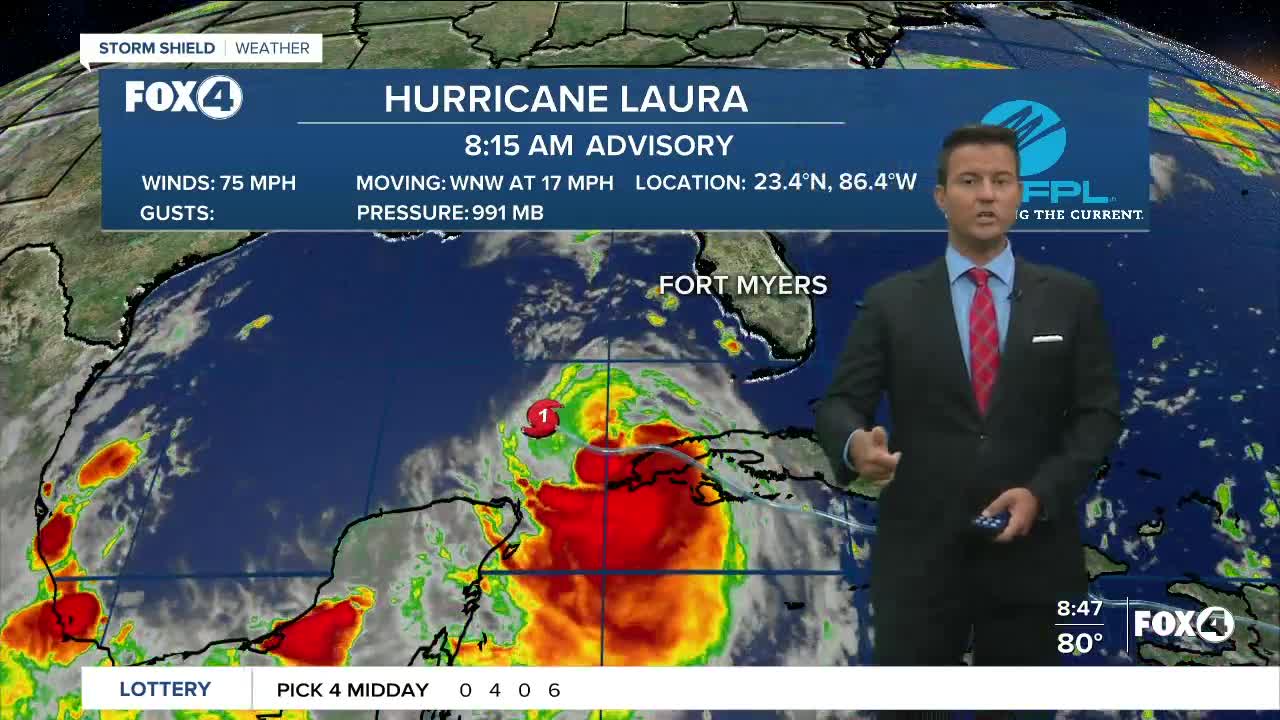 Laura Upgraded To A Hurricane