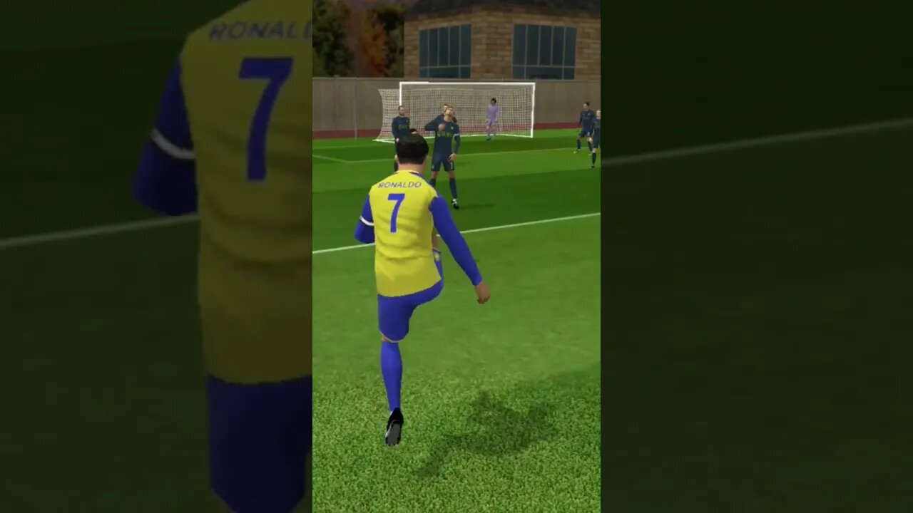 RONALDO FREE KICK FIX GOAL AL NASSR DLS 23 #shorts #cr7shorts #alnassr #dls23