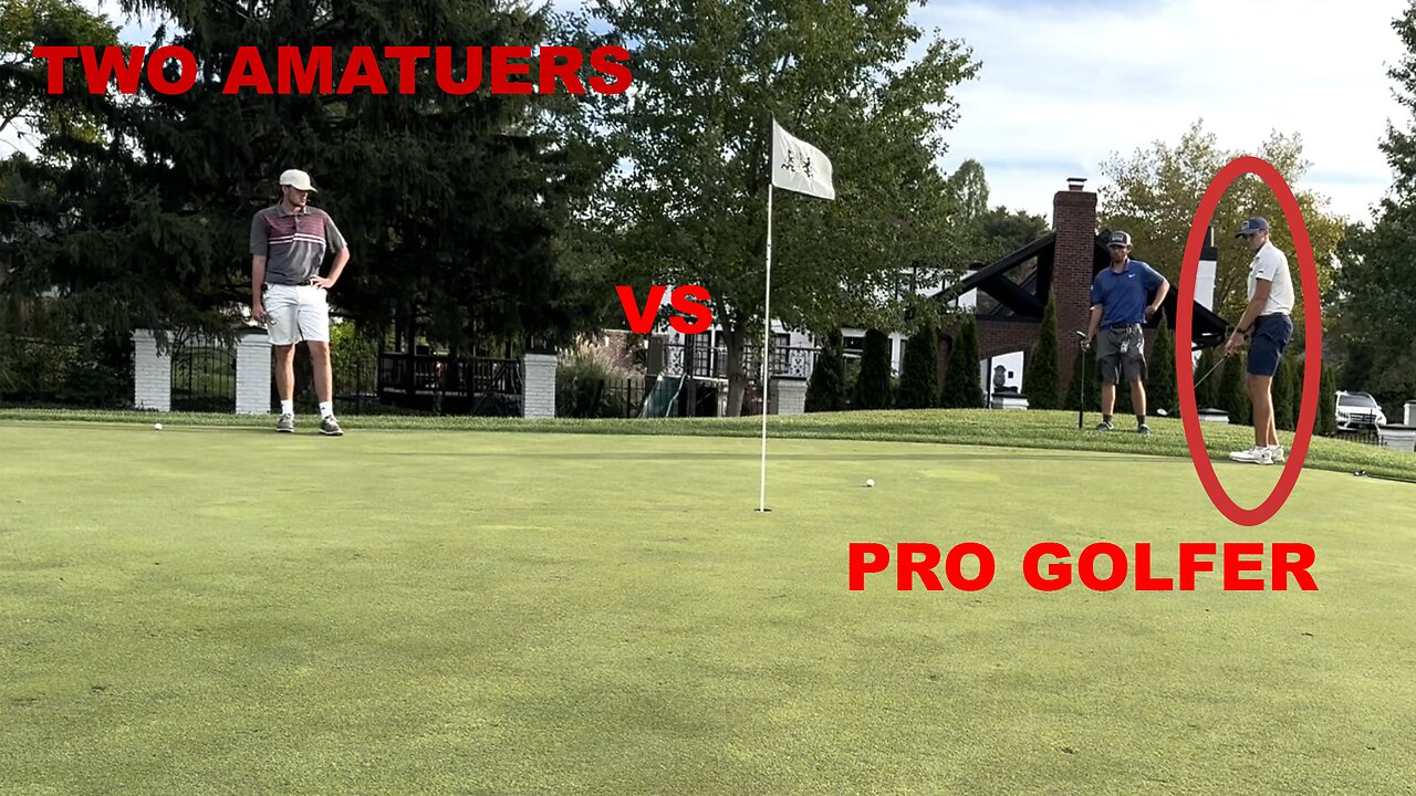 Pro Golfer Vs Two Amateur Scramblers