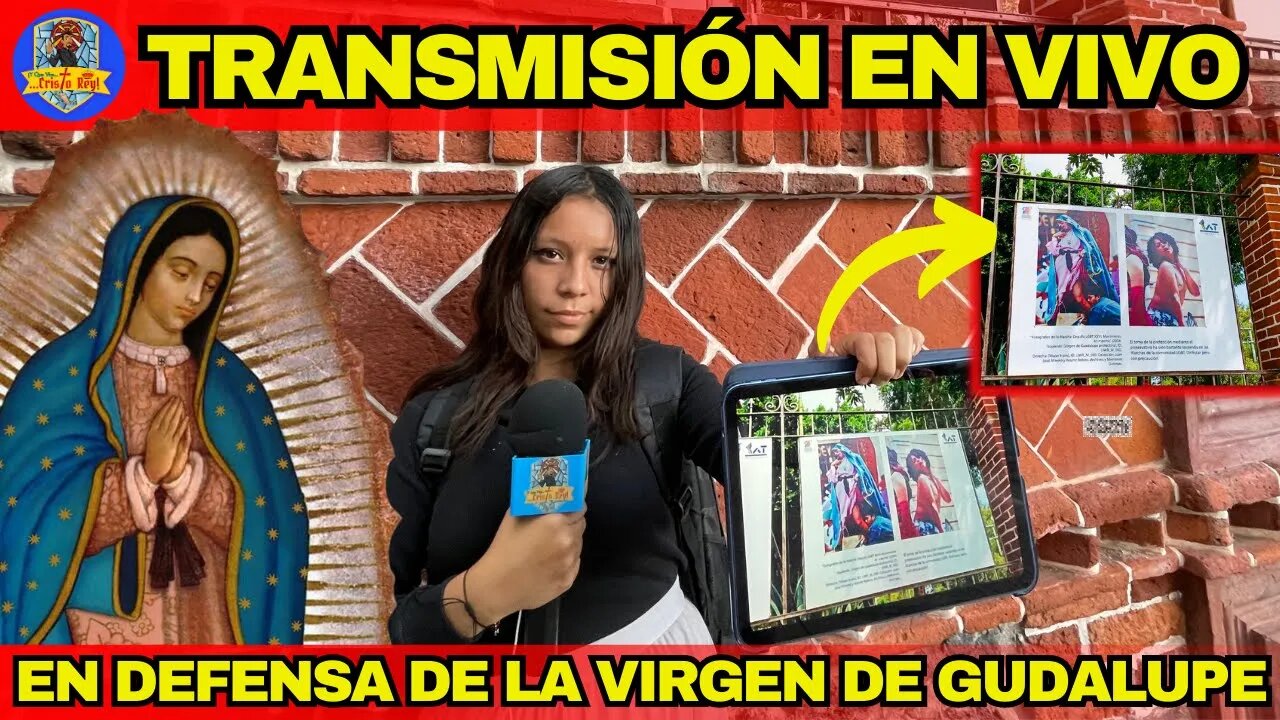 ALCALDÍA TLALPAN EN CDMX OFENDE A LA VIRGEN DE GUADALUPE: TRANSMISIÓN EN VIVO