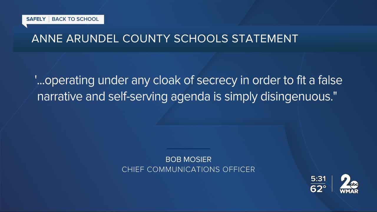 Anne Arundel Teachers Union frustrated, wants more COVID communication from board