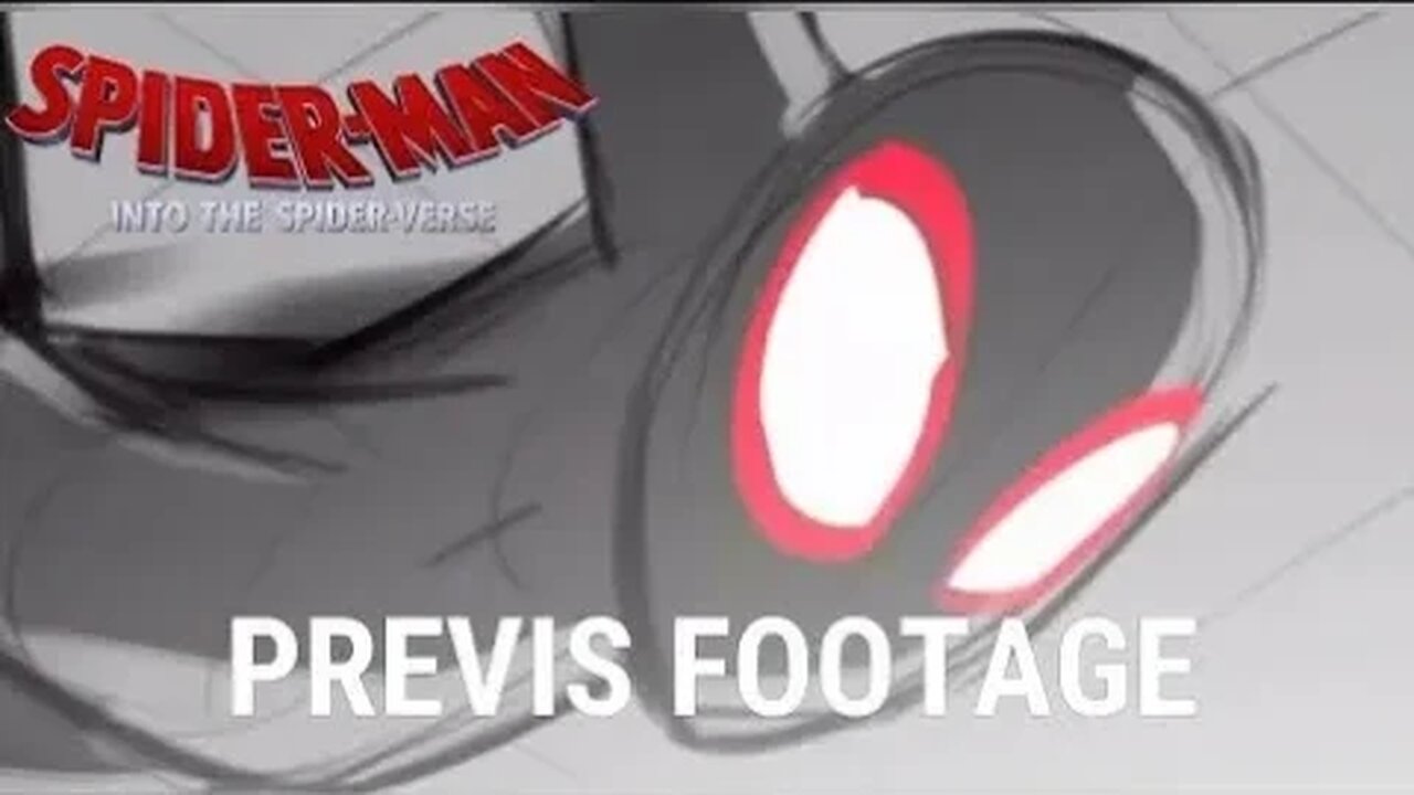 PREVIS FOOTAGE | Spider Man Into The Spider Verse