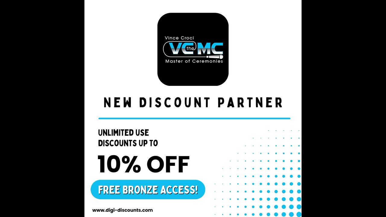 Welcoming Vince & VC the MC!