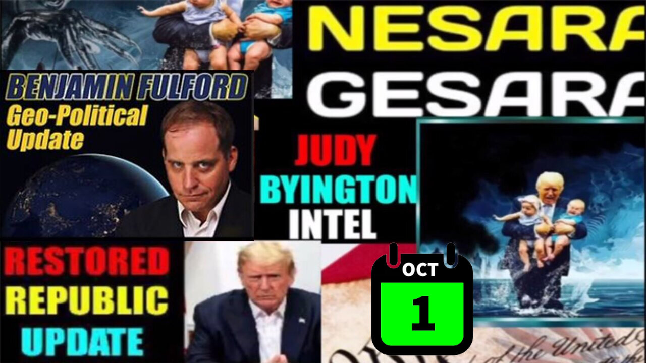 Judy Byington. Restored Republic via a GCR 10/1/24 > Benjamin Fulford Great - Trump Return