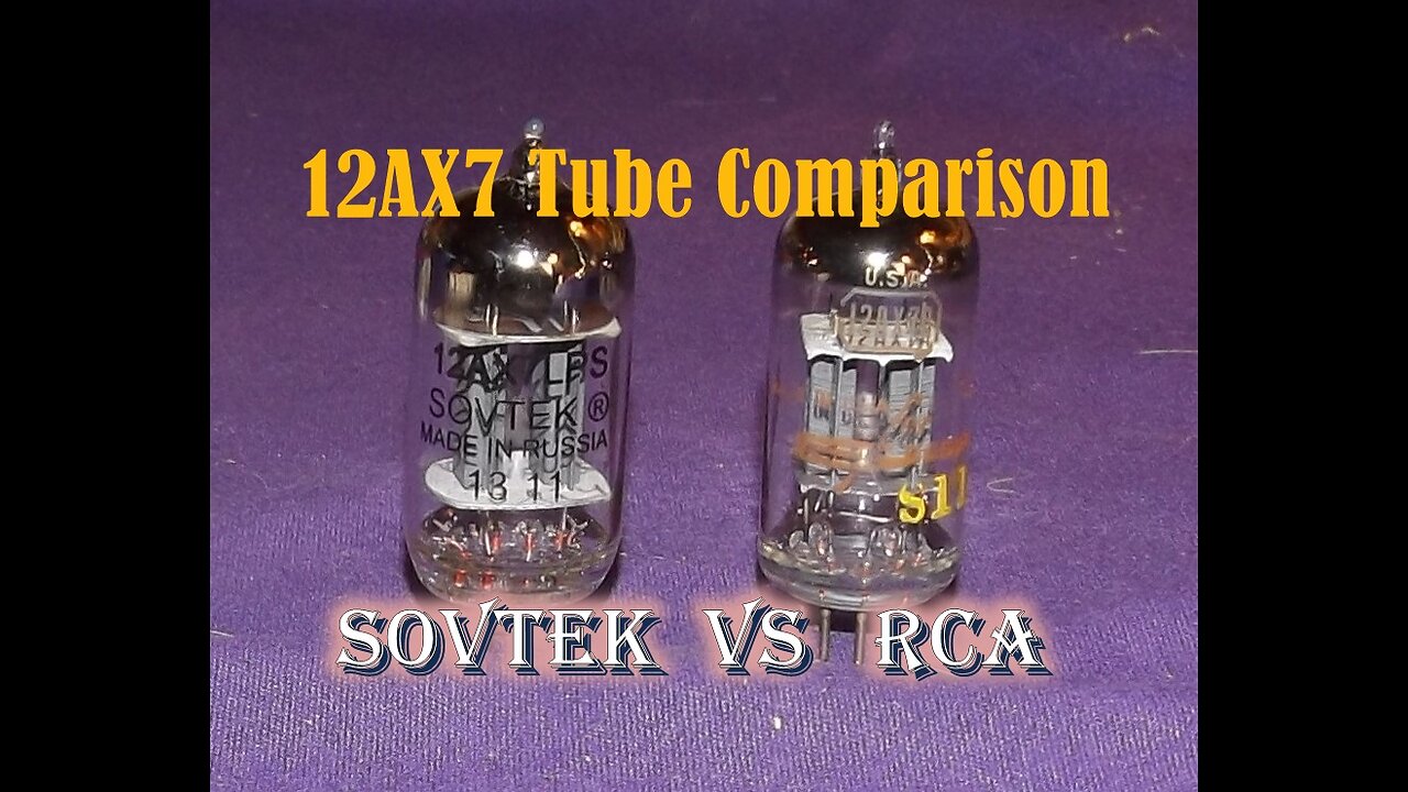 SOVTEK 12AX7 LPS vs RCA 12AX7A Tube Comparison Russia vs USA PEAVEY XXX Amp