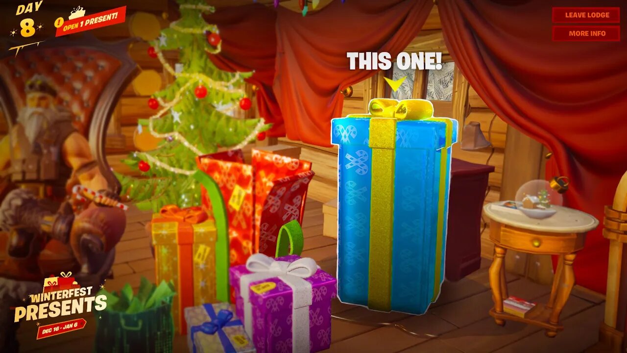 the Present *FINALLY* MELTED..! (Fortnite)