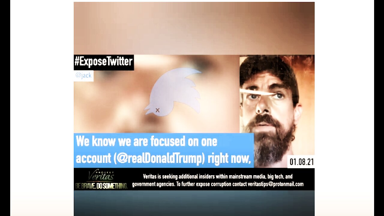 BREAKING - Twitter CEO Censorship Exposed Project Veritas