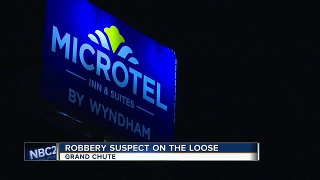 Grand Chute Police search for robbery suspect