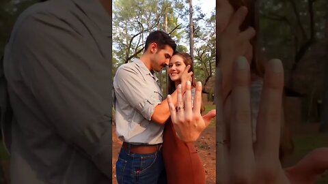 We Got Engaged!💍 #shorts #engagement #trucklife #vanlife #buslife